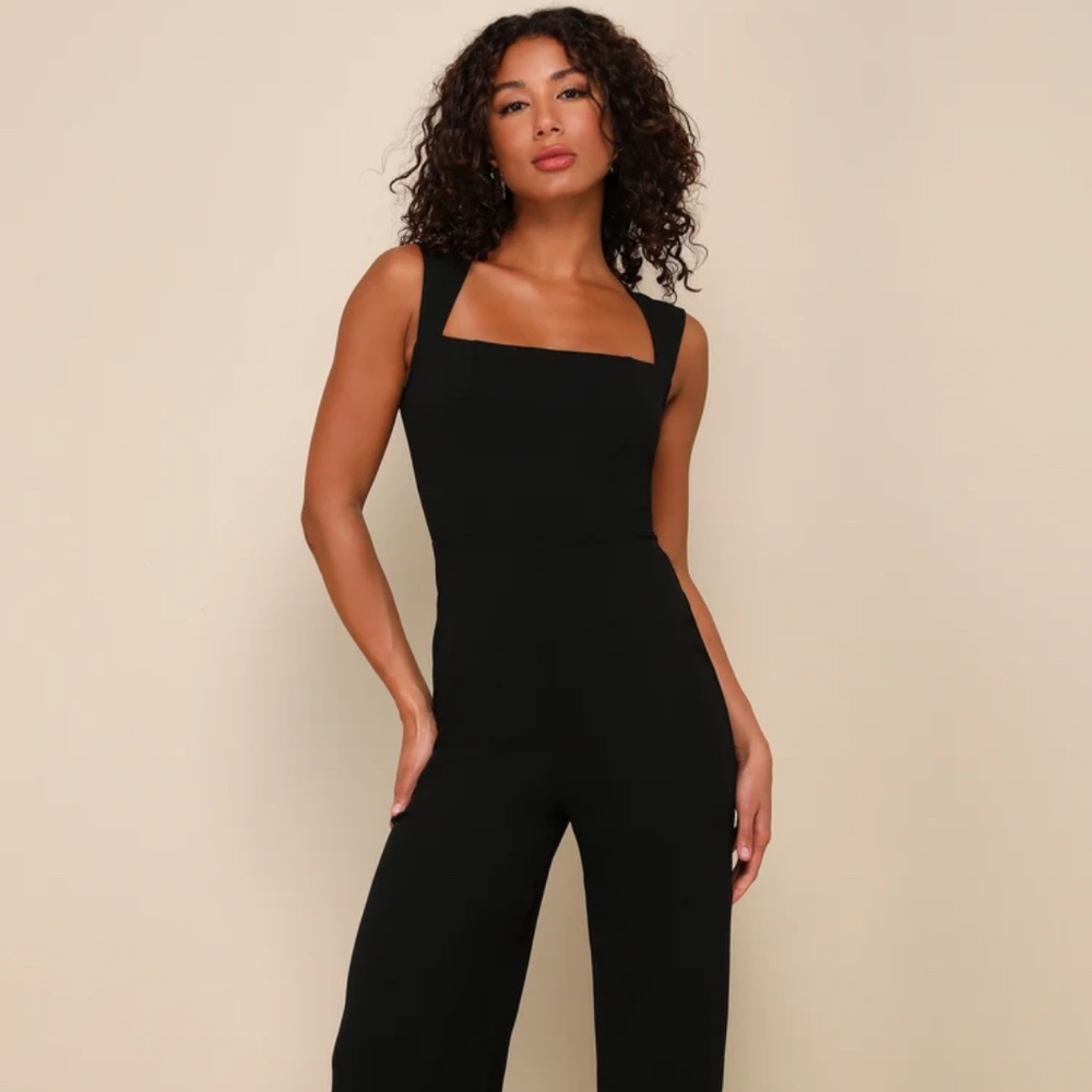 Lulu's Black Jumpsuit